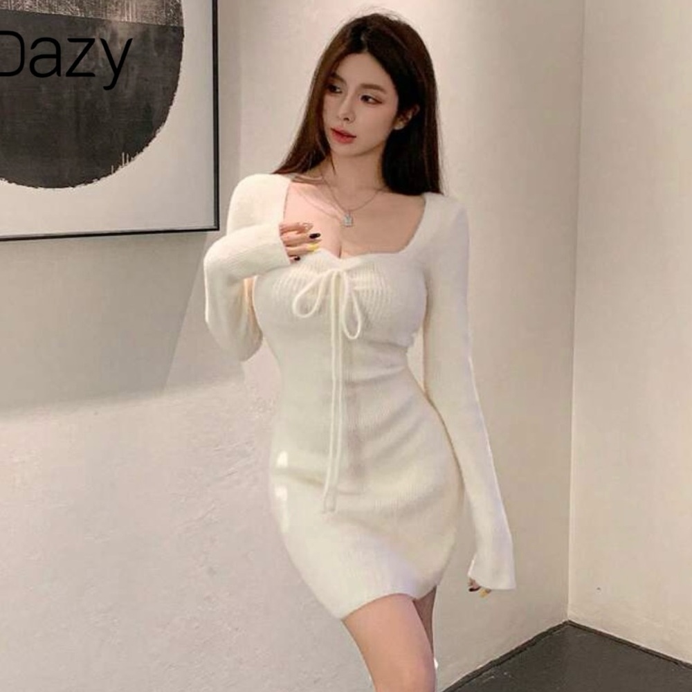 White Sweater Dress (missing tie)
